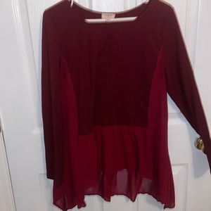 Long sleeve tunic